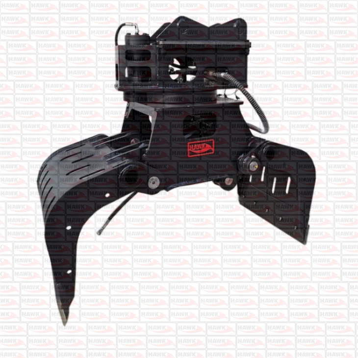 360° Rotatable Excavator Mounted Demolition Grapple