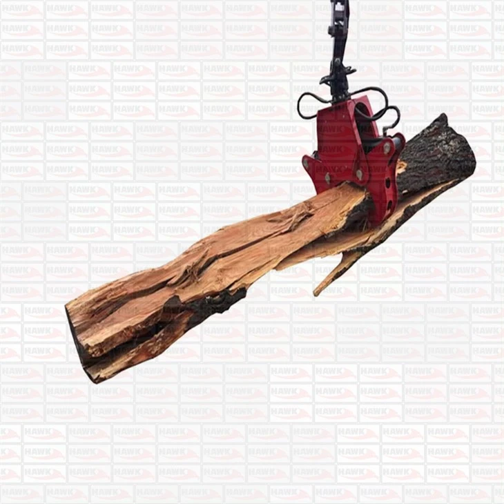 Excavator Mounted Hydraulic Log Cracker
