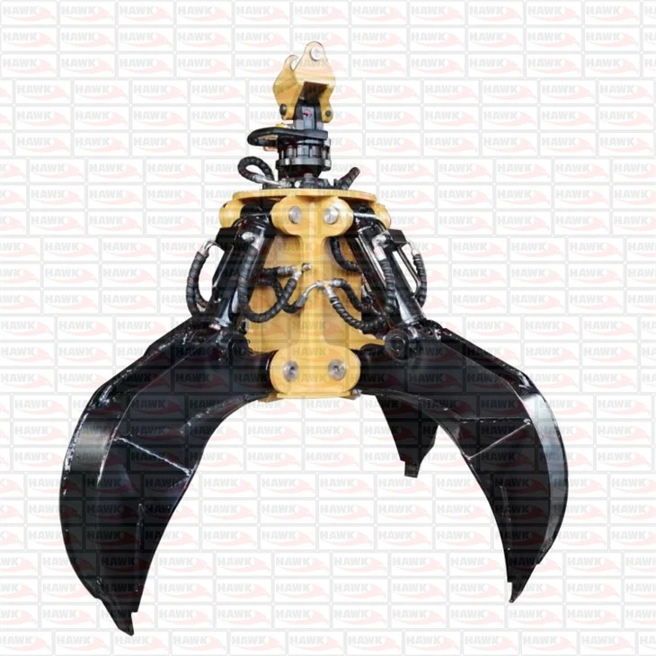 Orange Peel Grab Grapple For Steel Scrap