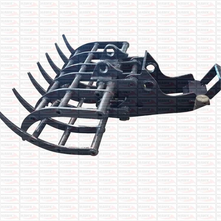 Mechanical Wood Grapple For 10 Ton Excavator