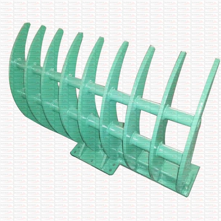 Rock Stone Mini Excavator Root Rake